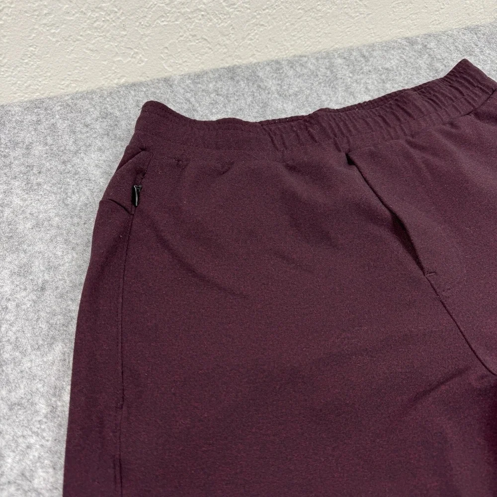 Public Rec Pants Mens 30 Daymaker‎ Lounge Sweatpant Drawstring Pockets Burgundy